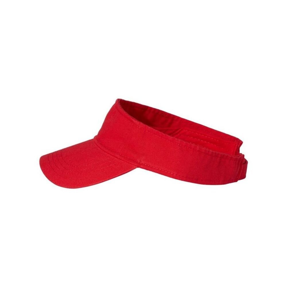Valucap Bio-Washed Visor / Red - Picture 3 of 3